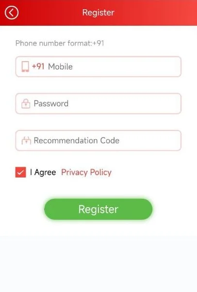 register for Daman game account